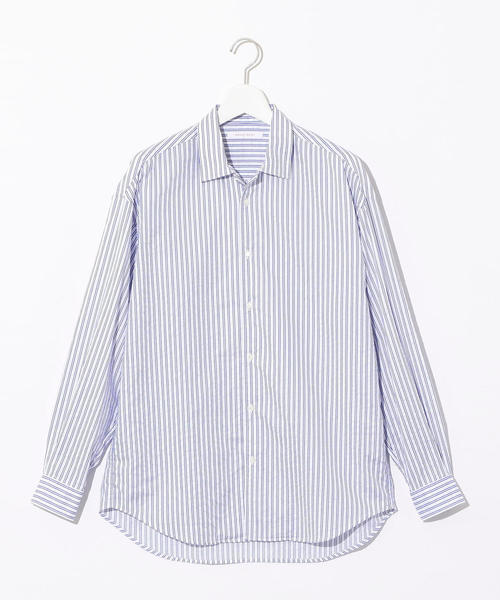 BRACTMENT（ブラクトメント）の「『BRACTMENT（ブラクトメント)』 トーマスメイソン ルーズワイド シャツ（シャツ/ブラウス・メンズ・ライトブルー/ネイビー・36/40/38）」の2枚目の写真