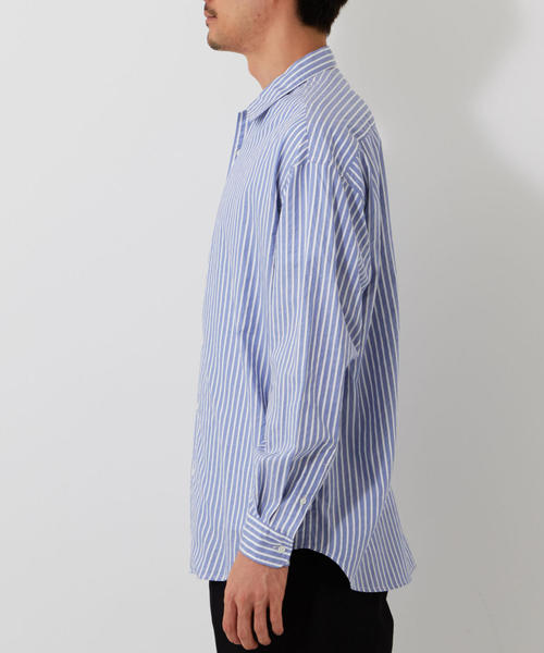BRACTMENT（ブラクトメント）の「『BRACTMENT（ブラクトメント)』 トーマスメイソン ルーズワイド シャツ（シャツ/ブラウス・メンズ・ライトブルー/ネイビー・36/40/38）」の5枚目の写真