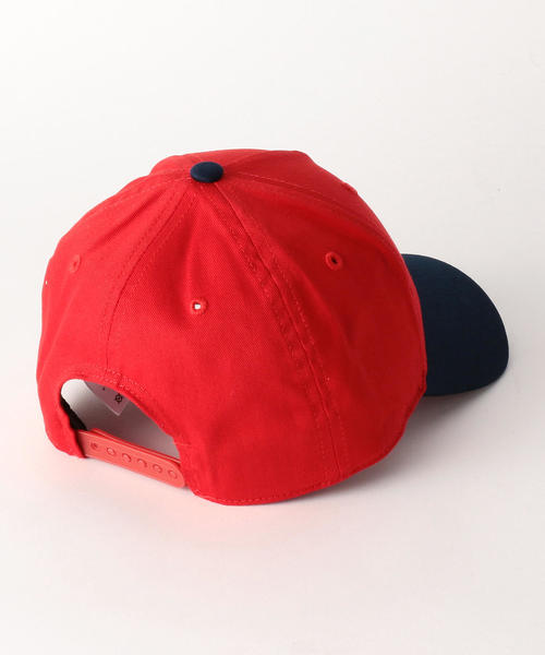 adidas(アディダス)の「ADIDAS グラフィックキャップ(キャップ・キッズ・レッド/コバルトブルー・FREE)」の4枚目の写真