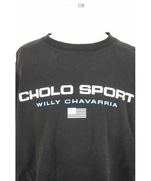 トップス WILLY CHAVARRIA WISM CHOLO SPORTS SWEAT ブランド古着】【WILLY CHAVARRIA × WISM （ウィリーキャバリア