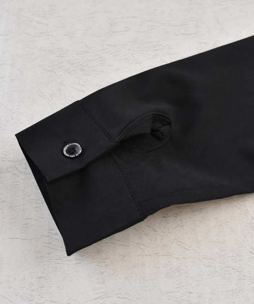 Lace Ladies（レースレディース）の「丸襟フリル長袖ブラウス シャツ（シャツ/ブラウス・レディース・ブラック/ホワイト・L/M/S/XL/XXL）」の19枚目の写真