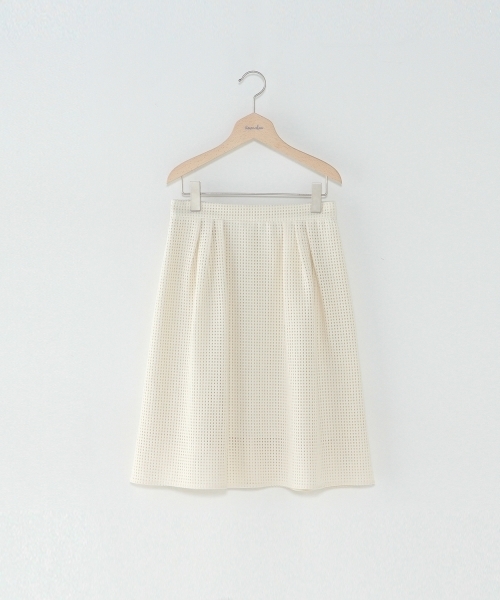 BEAUTY&YOUTH UNITED ARROWS（ビューティーアンドユースユナイテッドアローズ）の「＜steven alan＞MESH VOLUME SKIRT/ｽｶｰﾄ ◆（スカート・レディース・ネイビー/オフホワイト/ブラック/ホワイト・MEDIUM/SMALL）」の3枚目の写真