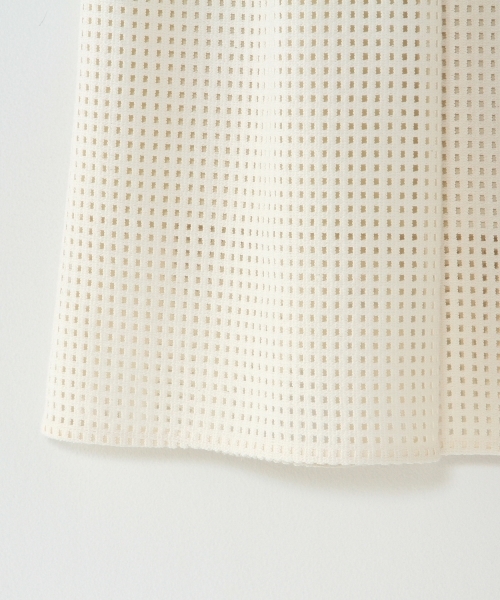 BEAUTY&YOUTH UNITED ARROWS（ビューティーアンドユースユナイテッドアローズ）の「＜steven alan＞MESH VOLUME SKIRT/ｽｶｰﾄ ◆（スカート・レディース・ネイビー/オフホワイト/ブラック/ホワイト・MEDIUM/SMALL）」の7枚目の写真