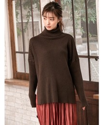 fifth | サイドスリットタートルリブニット(ニット/セーター)
