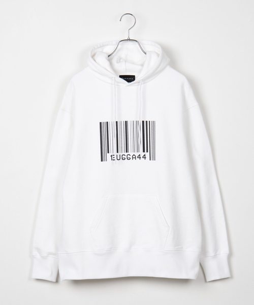 大人気! VETEMENTS バーコードプリント プルオーバーフーディ BUCCA 44（ブッカフォーティーフォー）の「【BUCCA 44】バー