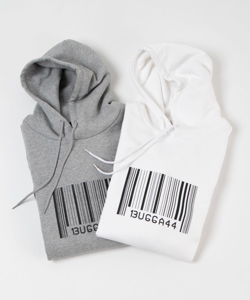 大人気! VETEMENTS バーコードプリント プルオーバーフーディ BUCCA 44（ブッカフォーティーフォー）の「【BUCCA 44】バー