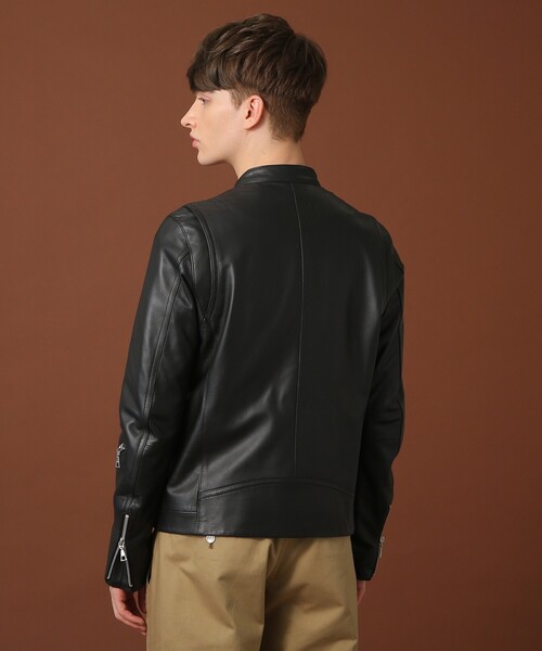 DRESSTERIOR（ドレステリア）の「【Safari12月号掲載】レザーシングルライダースジャケット（ライダースジャケット・メンズ・ブラック・90/91/92）」の8枚目の写真