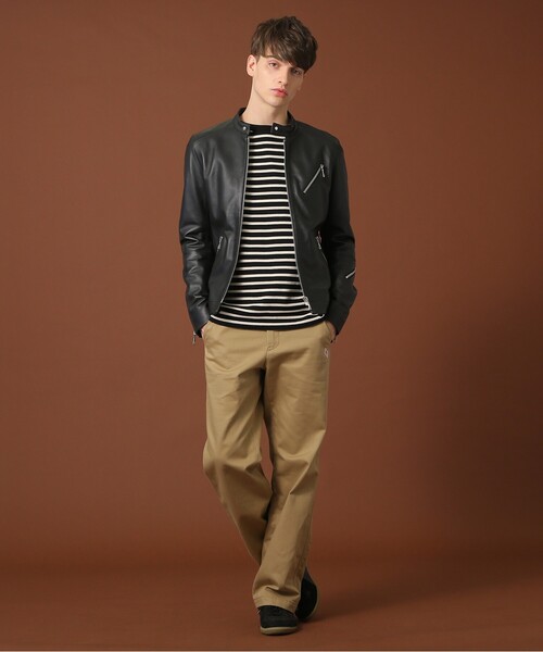 DRESSTERIOR（ドレステリア）の「【Safari12月号掲載】レザーシングルライダースジャケット（ライダースジャケット・メンズ・ブラック・90/91/92）」の9枚目の写真