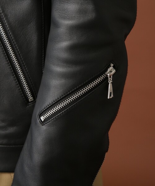 DRESSTERIOR（ドレステリア）の「【Safari12月号掲載】レザーシングルライダースジャケット（ライダースジャケット・メンズ・ブラック・90/91/92）」の14枚目の写真