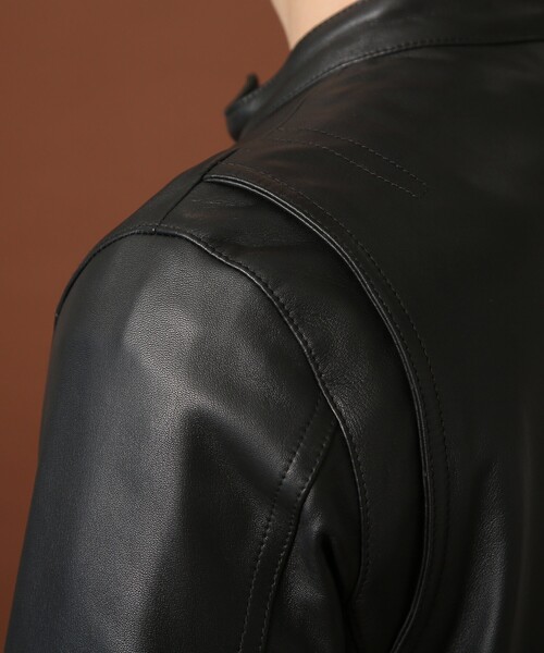 DRESSTERIOR（ドレステリア）の「【Safari12月号掲載】レザーシングルライダースジャケット（ライダースジャケット・メンズ・ブラック・90/91/92）」の16枚目の写真