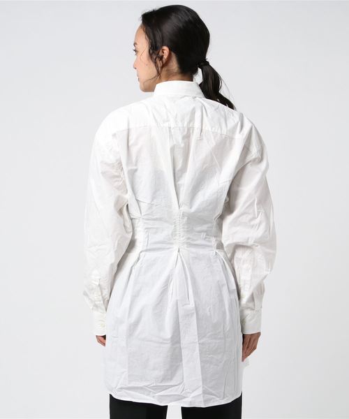 Levi's(リーバイス)の「LEVI'S(R) MADE&CRAFTED(R) WSTD DAD SHIRT DRESS BRIGHT WHITE(シャツ/ブラウス・レディース・マルチ・XS/S/M)」の3枚目の写真