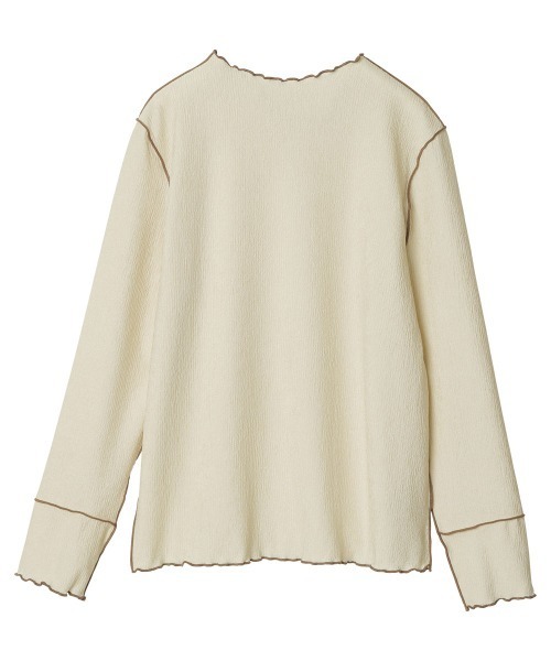 RANAN(ラナン)の「配色トリミングプルオーバー(Tシャツ/カットソー・レディース・ブラック/ベージュ系その他/ブルー・M/3L/L/LL)」の21枚目の写真
