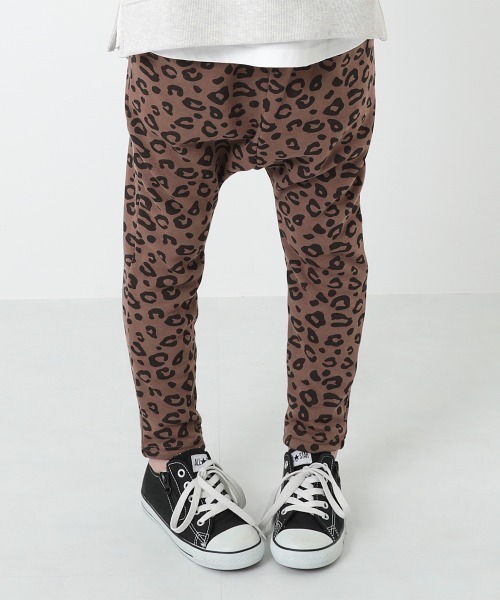 devirock（デビロック）の「プリント裏シャギー裏起毛サルエルパンツ（その他パンツ・キッズ・ネイビー/ブラック系その他/ブラウン系その他/ダークベージュ/ブラック系その他2/オフホワイト/カモフラージュ/ブラック系その他3/ブラウン系その他2・120cm/90cm/160cm/150cm/80ｃｍ/100cm/95cm/130cm/140cm/110cm）」の6枚目の写真