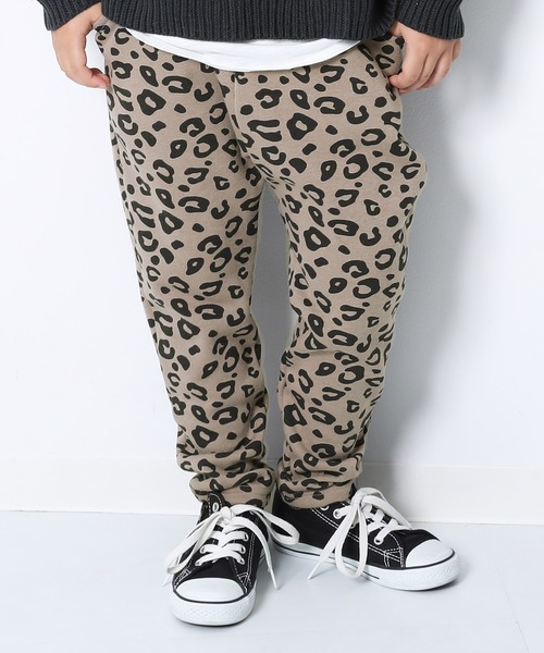 devirock（デビロック）の「プリント裏シャギー裏起毛サルエルパンツ（その他パンツ・キッズ・ネイビー/ブラック系その他/ブラウン系その他/ダークベージュ/ブラック系その他2/オフホワイト/カモフラージュ/ブラック系その他3/ブラウン系その他2・120cm/90cm/160cm/150cm/80ｃｍ/100cm/95cm/130cm/140cm/110cm）」の7枚目の写真