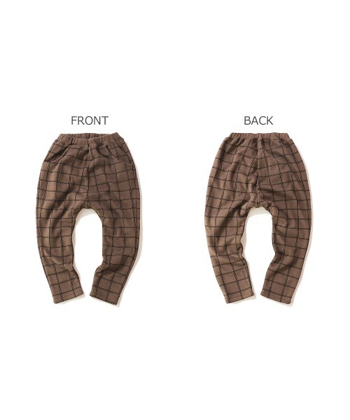 devirock（デビロック）の「プリント裏シャギー裏起毛サルエルパンツ（その他パンツ・キッズ・ネイビー/ブラック系その他/ブラウン系その他/ダークベージュ/ブラック系その他2/オフホワイト/カモフラージュ/ブラック系その他3/ブラウン系その他2・120cm/90cm/160cm/150cm/80ｃｍ/100cm/95cm/130cm/140cm/110cm）」の17枚目の写真