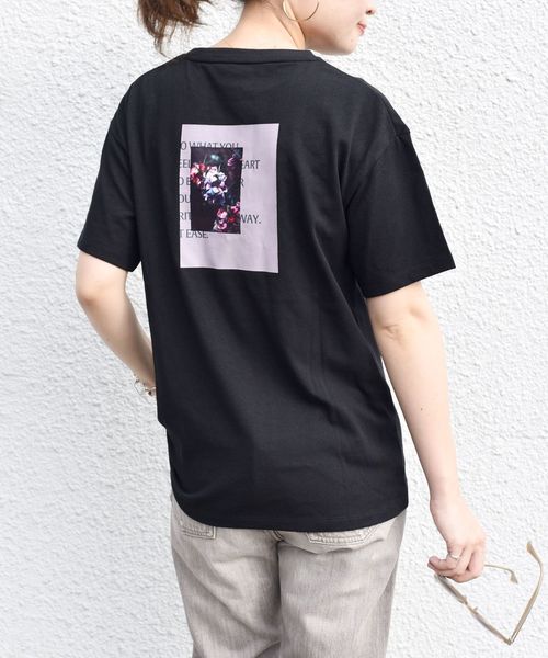 SHIPS（シップス）の「エンブロイダリーTee◇（Tシャツ/カットソー・レディース・ホワイト/ブラック/ライトホワイト/ダークグレー・ONE SIZE）」の15枚目の写真
