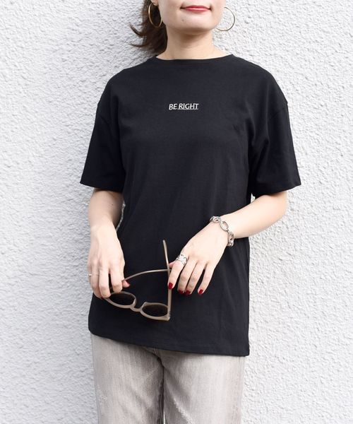 SHIPS（シップス）の「エンブロイダリーTee◇（Tシャツ/カットソー・レディース・ホワイト/ブラック/ライトホワイト/ダークグレー・ONE SIZE）」の16枚目の写真