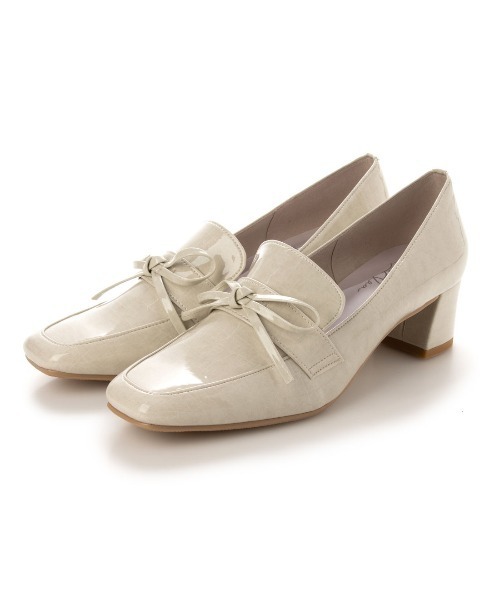 Launa lea(ラウナレア)の「【レイン対応】チャンキーヒールリボンレインパンプス(R9008)(ローファー・レディース・ブラック/ブルーグリーン/モカ/アイボリー/ベージュ・22.5cm/23.5cm/23.0cm/24.0cm/25.0cm/24.5cm/22.0cm)」の22枚目の写真