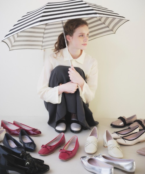 Launa lea(ラウナレア)の「【レイン対応】チャンキーヒールリボンレインパンプス(R9008)(ローファー・レディース・ブラック/ブルーグリーン/モカ/アイボリー/ベージュ・22.5cm/23.5cm/23.0cm/24.0cm/25.0cm/24.5cm/22.0cm)」の21枚目の写真