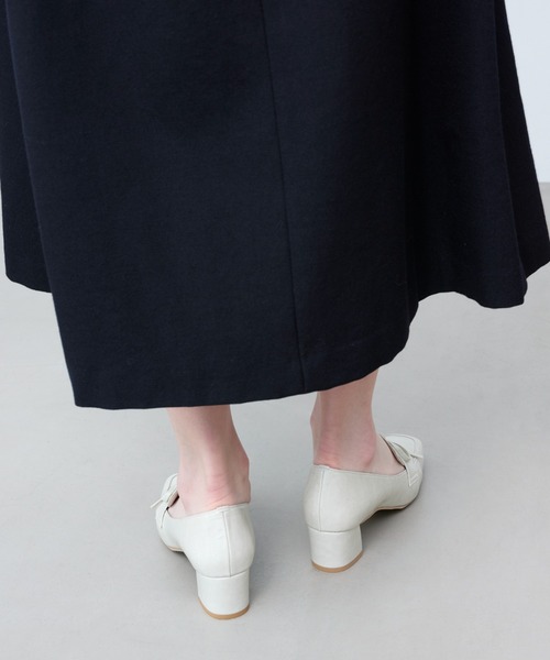Launa lea(ラウナレア)の「【レイン対応】チャンキーヒールリボンレインパンプス(R9008)(ローファー・レディース・ブラック/ブルーグリーン/モカ/アイボリー/ベージュ・22.5cm/23.5cm/23.0cm/24.0cm/25.0cm/24.5cm/22.0cm)」の13枚目の写真
