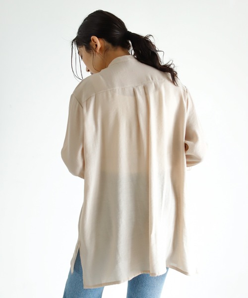 Auntie Rosa Holiday（アンティローザホリデー）の「ダブルポケットシャツ（シャツ/ブラウス・レディース・カーキ/ブラック/ナチュラル・FREE）」の21枚目の写真