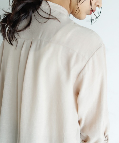 Auntie Rosa Holiday（アンティローザホリデー）の「ダブルポケットシャツ（シャツ/ブラウス・レディース・カーキ/ブラック/ナチュラル・FREE）」の22枚目の写真