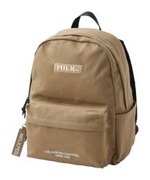 MILKFED. | EMBROIDERED BAR CANVAS DAYPACK(バックパック/リュック)