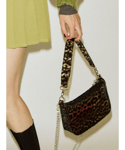 jouetie（ジュエティ）の「PVCハーフ BAG（ショルダーバッグ・レディース・クリア/ラベンダー/その他1・FREE）」の3枚目の写真