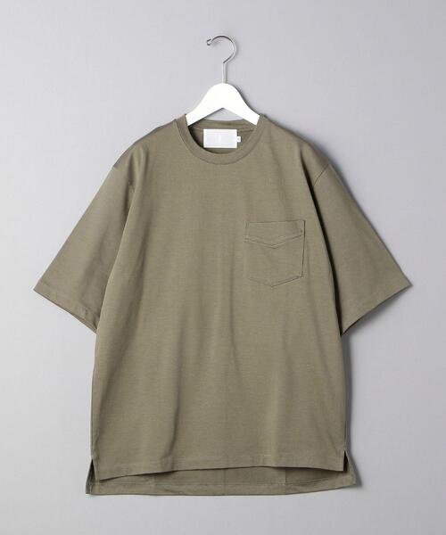 K ITO（ケーイトウ）の「＜K ITO（ケー・イトウ）＞ スヴィン ポケットTシャツ（Tシャツ/カットソー・メンズ・ベージュ/オリーブ・1/2/3）」の2枚目の写真