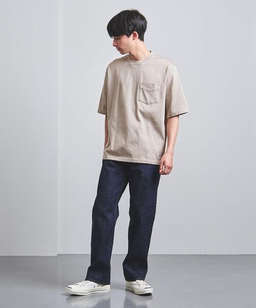 K ITO（ケーイトウ）の「＜K ITO（ケー・イトウ）＞ スヴィン ポケットTシャツ（Tシャツ/カットソー・メンズ・ベージュ/オリーブ・1/2/3）」の4枚目の写真