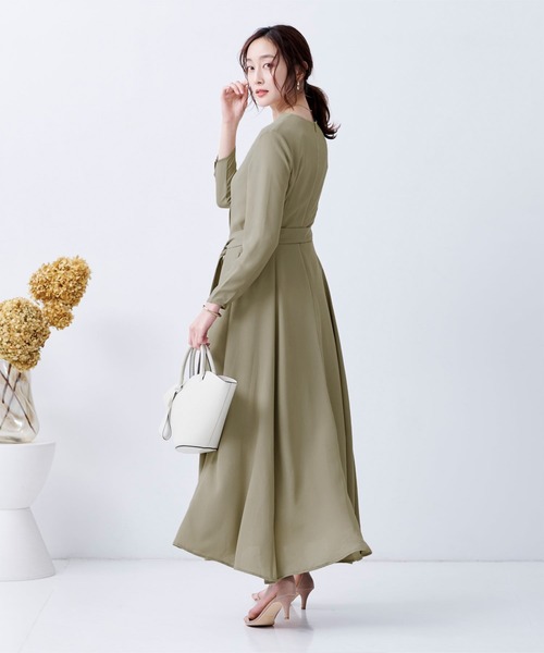 カシュクールロングワンピース（ワンピース）｜ur's（ユアーズ