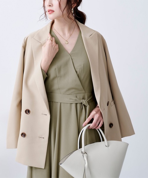 カシュクールロングワンピース（ワンピース）｜ur's（ユアーズ