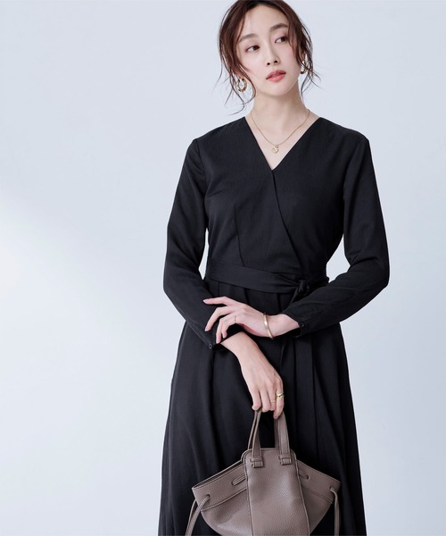 カシュクールロングワンピース（ワンピース）｜ur's（ユアーズ