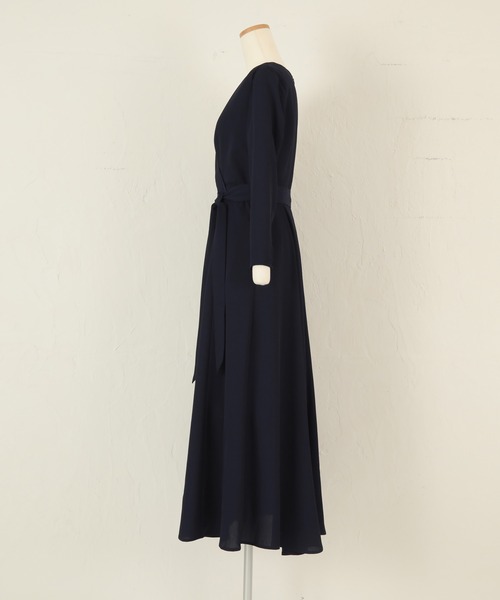 UR'S(ユアーズ)の「カシュクールロングワンピース(ワンピース・レディース・ネイビー/ライトグリーン・L/S/M)」の15枚目の写真