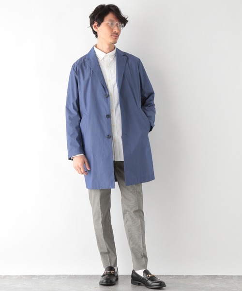 GLOBAL WORK(グローバルワーク)の「エアかるチェスターコート/919598(チェスターコート・メンズ・ベージュ/オレンジ/ブルー/グレー系その他・SMALL/MEDIUM/LARGE)」の7枚目の写真