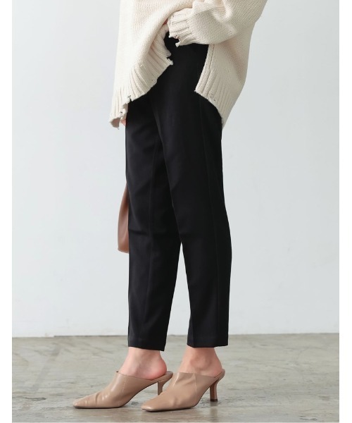 Re:EDIT(リエディ)の「丈が選べる美脚リサイクルスリムテーパードパンツ(スラックス・レディース・モカ/ブラック/ブルー/ミント/ラベンダー/グレイッシュベージュ/イエロー/アイボリー/ダークグリーン/ダークブラウン・AM/AS/SMALL/MEDIUM/ALL/AL/X-LARGE/LARGE)」の20枚目の写真