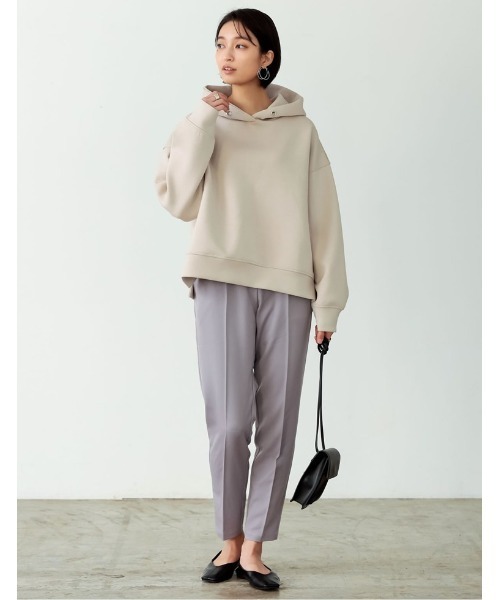 Re:EDIT(リエディ)の「丈が選べる美脚リサイクルスリムテーパードパンツ(スラックス・レディース・モカ/ブラック/ブルー/ミント/ラベンダー/グレイッシュベージュ/イエロー/アイボリー/ダークグリーン/ダークブラウン・AM/AS/SMALL/MEDIUM/ALL/AL/X-LARGE/LARGE)」の13枚目の写真