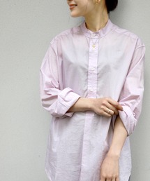 SLOBE IENA | 【GD by JAMES MORTIMER】バンドカラーシャツ【手洗い可】◆(シャツ/ブラウス)
