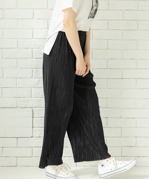 12Twelve Agenda(トゥエルブ アジェンダ)の「プリーツワイドパンツ(その他パンツ・レディース・ブラック/ベージュ/チャコールグレー・M)」の8枚目の写真