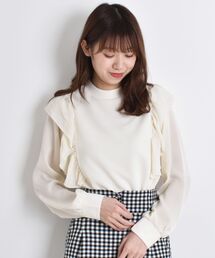 MAJESTIC LEGON | レディフリルトップス(Tシャツ/カットソー)