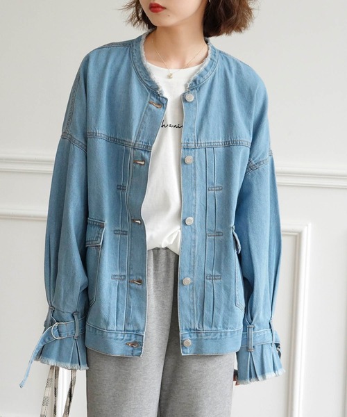 Mayree（メイリー）の「【Mayree】キャンディスリーブ ノーカラー