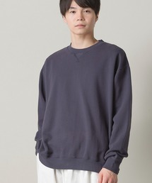 メンズ 裏毛スウェット バックファスナープルオーバー