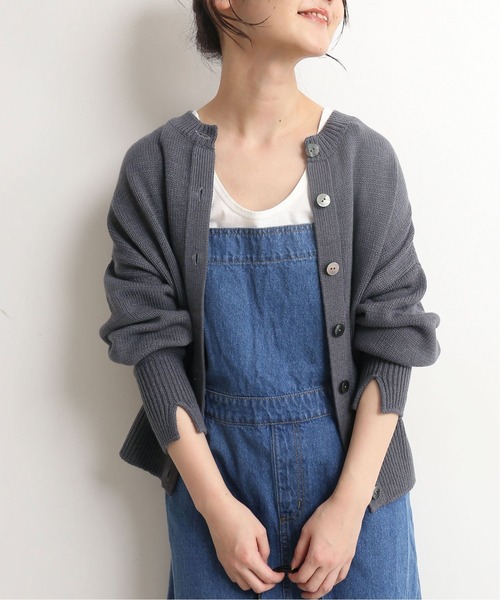 SLOBE IENA 2wayクルーネックカーディガン. 新品タグ付き