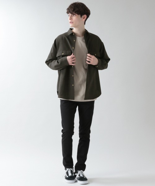 RAGEBLUE(レイジブルー)の「BIGポケットルーズシャツ/933320(シャツ/ブラウス・メンズ・オフホワイト/ブラック/グリーン/オレンジ・MEDIUM/LARGE)」の16枚目の写真