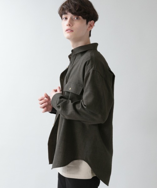 RAGEBLUE(レイジブルー)の「BIGポケットルーズシャツ/933320(シャツ/ブラウス・メンズ・オフホワイト/ブラック/グリーン/オレンジ・MEDIUM/LARGE)」の22枚目の写真