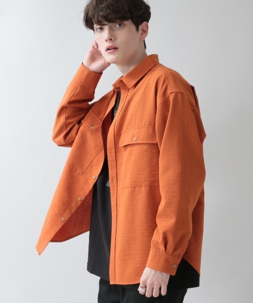 RAGEBLUE(レイジブルー)の「BIGポケットルーズシャツ/933320(シャツ/ブラウス・メンズ・オフホワイト/ブラック/グリーン/オレンジ・MEDIUM/LARGE)」の20枚目の写真