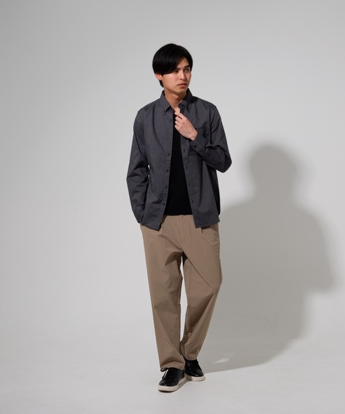 Blue Standard (ブルースタンダード)の「【BLUE STANDARD】楽ケアオックスボタンダウンシャツ(オーガニックコットン使用)(シャツ/ブラウス・メンズ・ブルー系その他/スミクロ/ネイビー/ベージュ/ホワイト/ダークグリーン/ワイン・LARGE/MEDIUM/SMALL/X-LARGE)」の21枚目の写真