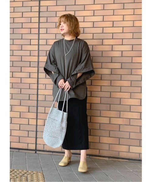 LAATO(ラート)の「DINOSAUR LONG SKIRT(スカート・レディース・ブラック/オフホワイト・FREE)」の18枚目の写真