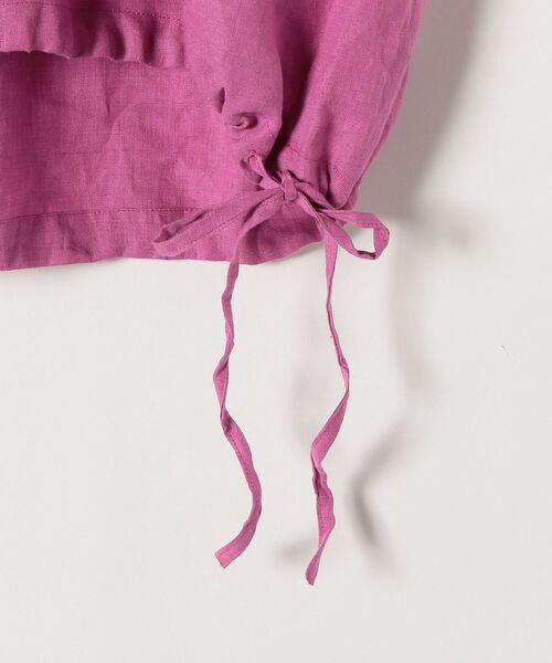 SHIPS any(シップス エニィ)の「SHIPS any: オーガニック リネン ヘム ドロスト シャツ〈ウォッシャブル〉◇(シャツ/ブラウス・レディース・ホワイト/ラベンダー/ブラウン/レッド・ONE SIZE)」の13枚目の写真