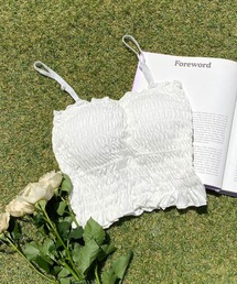 WC（ダブル シー）の「シャーリングキャミソール（キャミソール）」